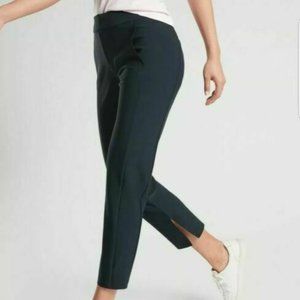 Athleta Stellar Crop Trouser Black 4 Tall NWT